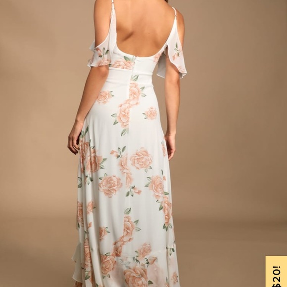 Maxi Floral Cold Shoulder - Picture 2 of 3